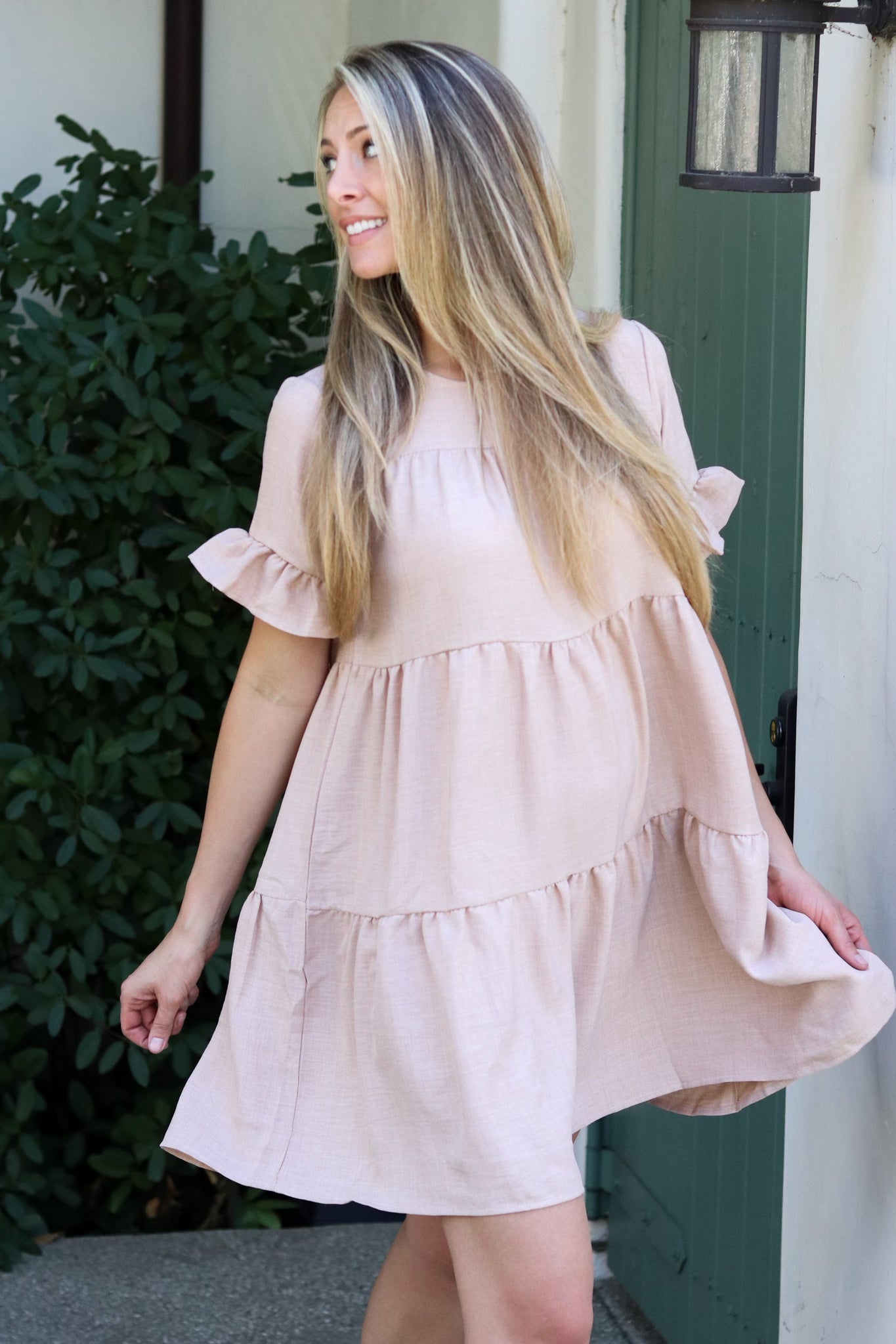 On The Move Lavender Purple Ruffled Babydoll Dress – Shop the Mint